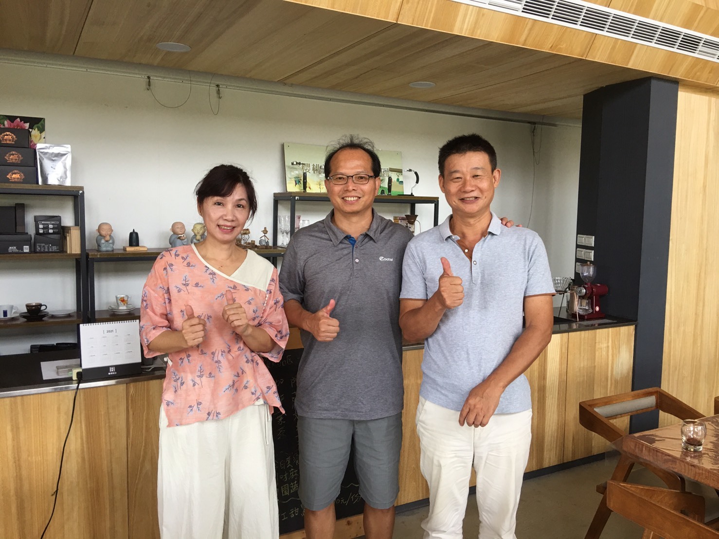 0829裕順老師訪視櫻桃果古坑咖啡莊園